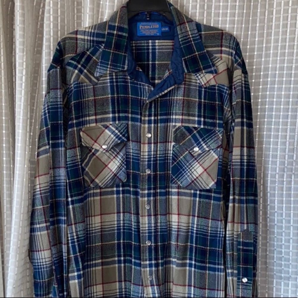 VTG, 60s  PENDLETON 💯 PURE VIRGIN WOOL PORTLAND OREGON  SINCE 1863 MEN SHIRT